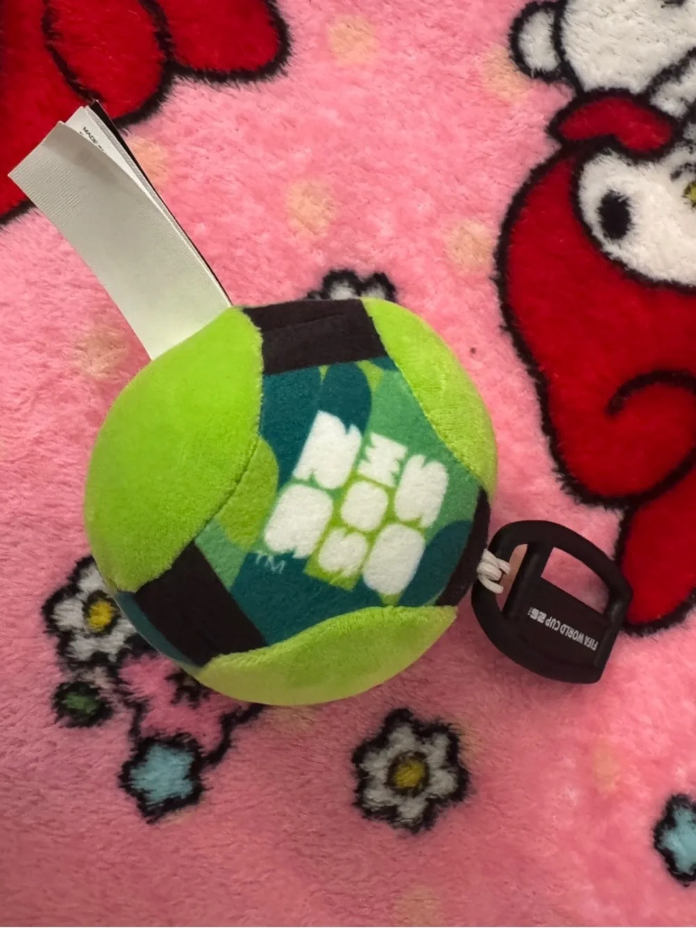 Mexico Plush World Cup Football Ball Keychain - Green BNWT